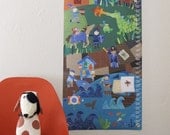 A Knight tale - Personalized Canvas growth chart