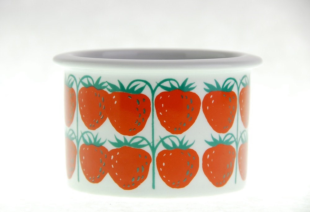 Arabia of Finland Strawberry Jam Jar