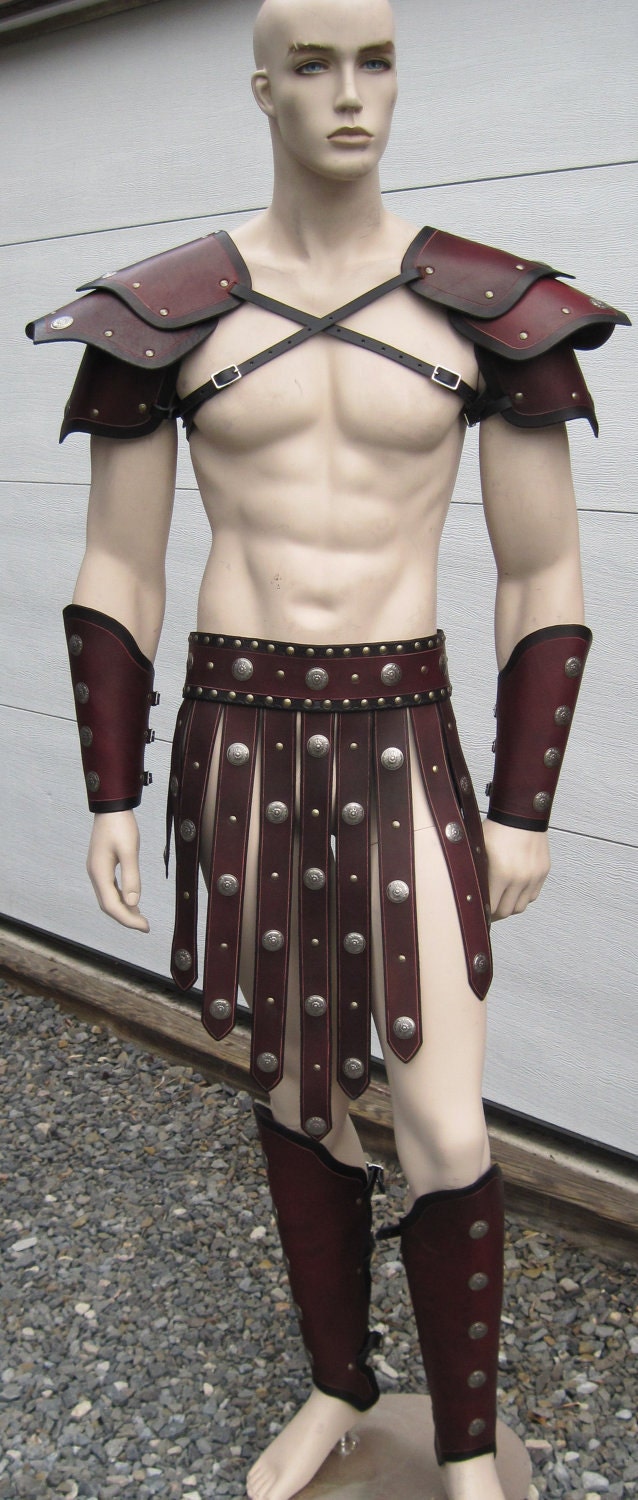 Gladiator Leather Armor Set larp cosplay