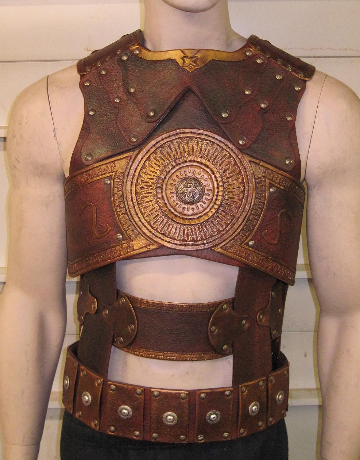Prince of Persia Leather Cosplay Armor Chest, and Back