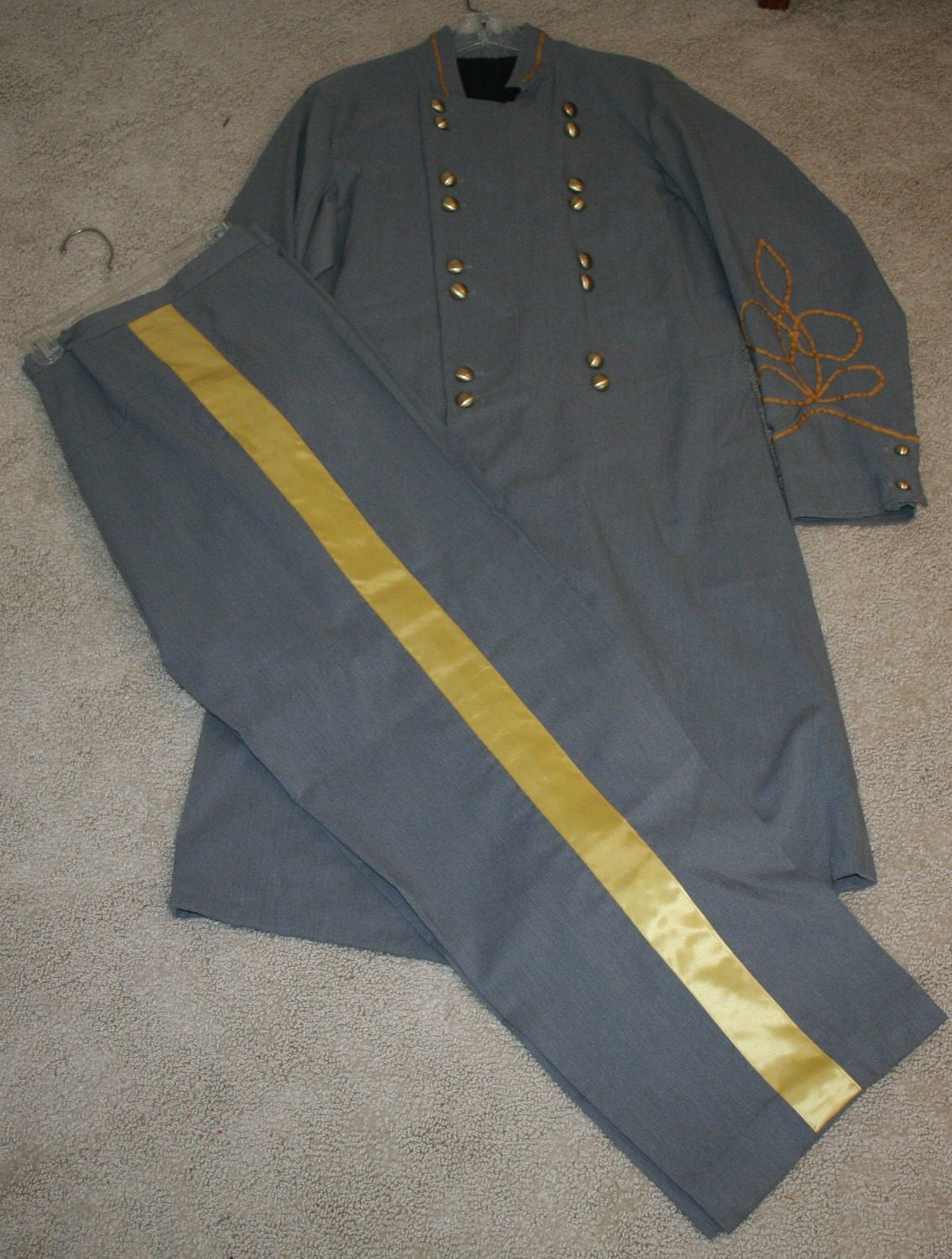 Civil War Confederate Uniform replica by PiratingAbout on Etsy