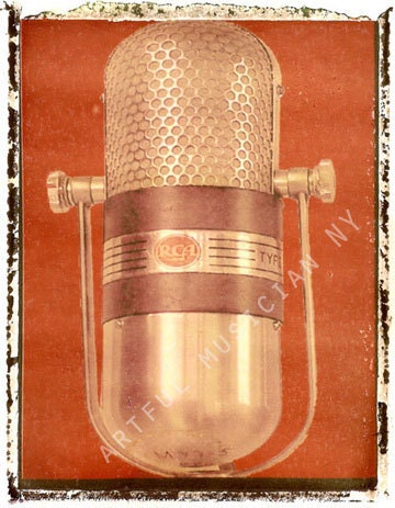 microphone mic art print photograph 8 x 10  polaroid gift for boyfriend gift for musician music gift guitar gift hipster men mens him