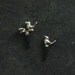 Silver phone charm - Litte bird headphone jack plug