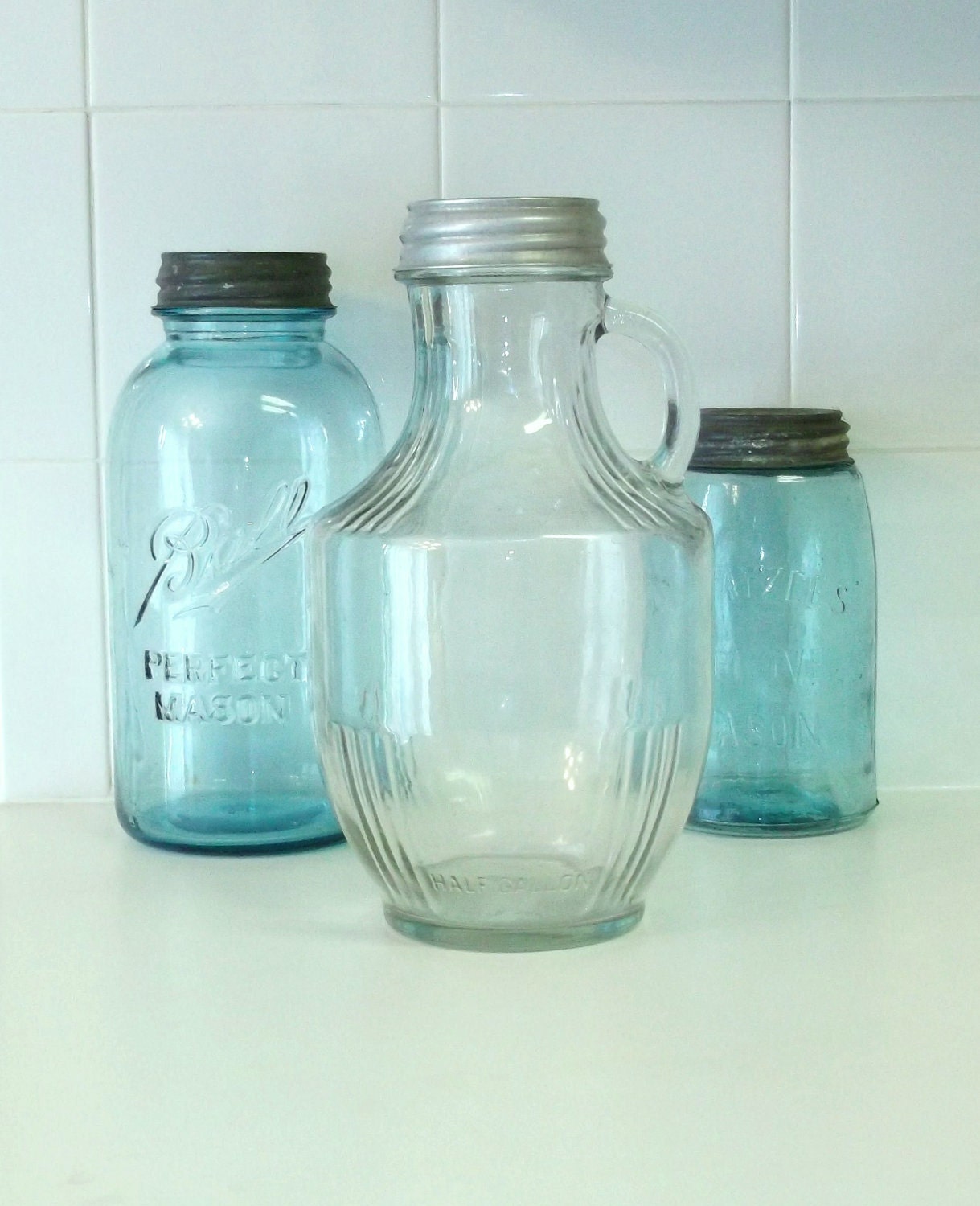 Speas Vinegar, U-Sav-It Pitcher, Half Gallon, Presto Lid