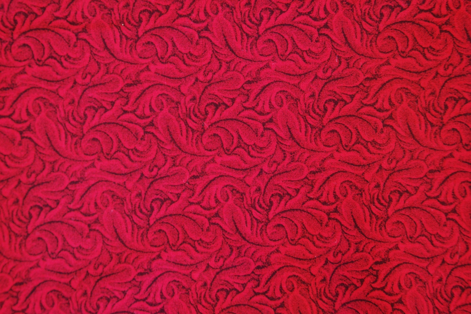SALE Fabric BTY Basic Realities 1999 Jinny Beyer for RJR in Red