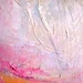 Abstract Painting original pink green blue yellow orange pastel 24 x 36 by Cheryl Wasilow