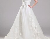reina/wedding gown/women clothing/dress/long/lace/tulle/elegant/custom made/ALL SIZE