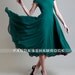 irish spring/women dress/ chiffon dress/ long/ S-XL/custom made/ many color choices/wedding/bridesmaid
