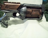 Silver and Copper MODIFIED NERF MAVERICK Steampunk Victorian Gothic Pirate Post Apocalyptic