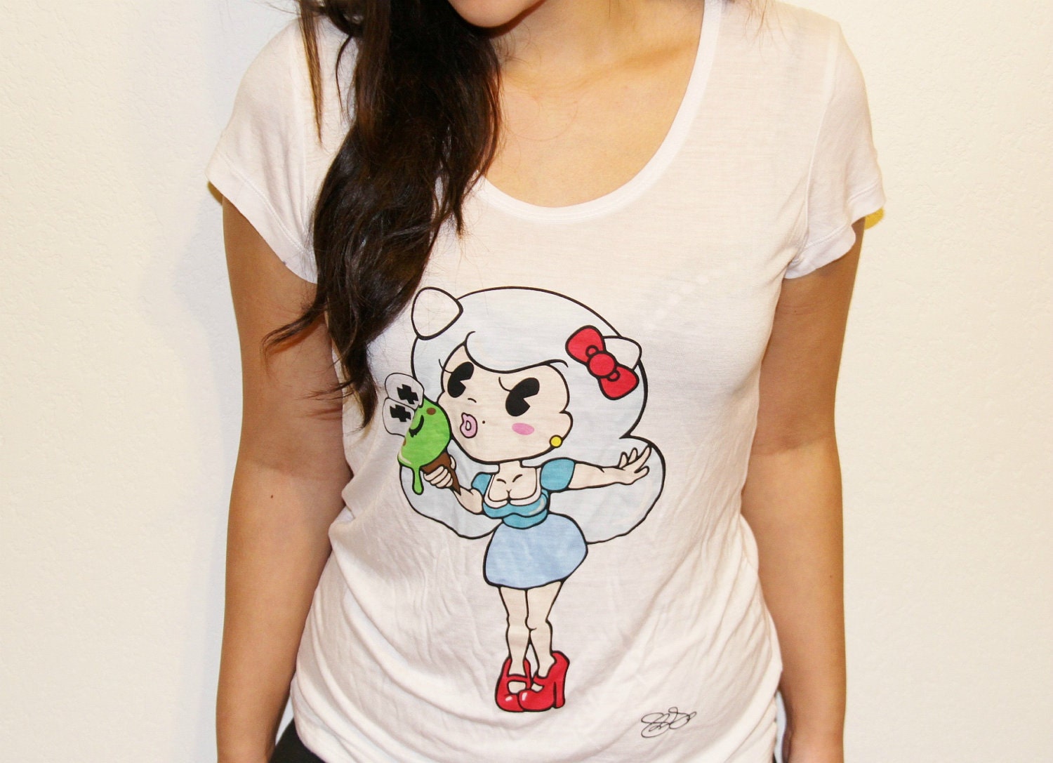 Hello Cavities Hello Kitty Inspired Graphic Tee
