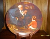 Norman Rockwell's " The Tycoon" Collector Plate