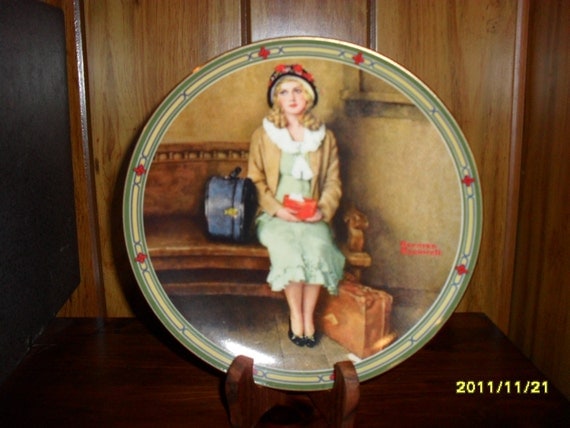 Norman Rockwell's " A Young Girl's Dream" Collector Plate