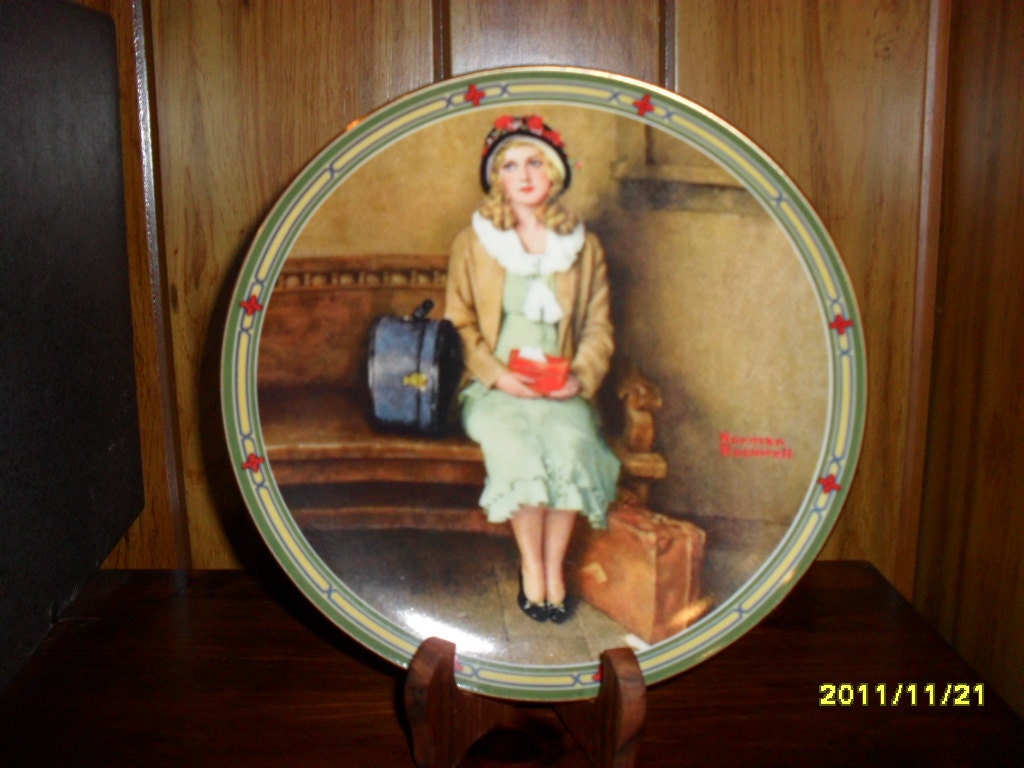 Norman Rockwell's " A Young Girl's Dream" Collector Plate