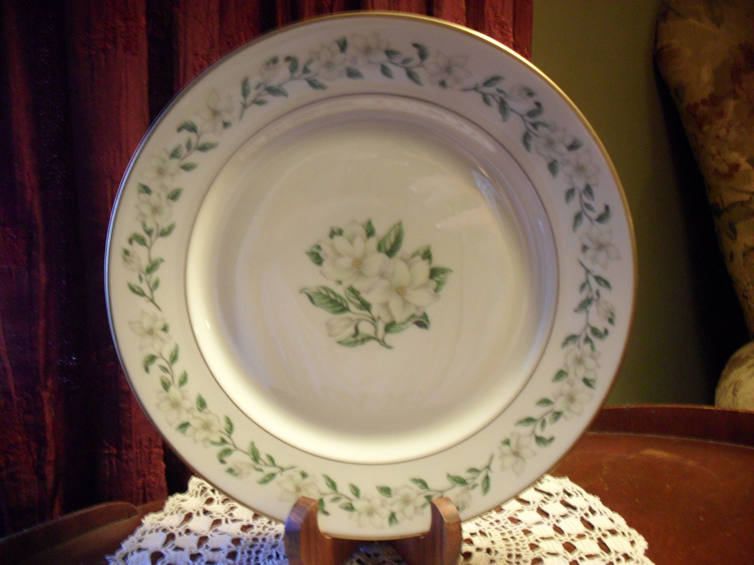 Princess China Bridal Wreath Pattern Plate