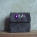 Handmade wool wallet
