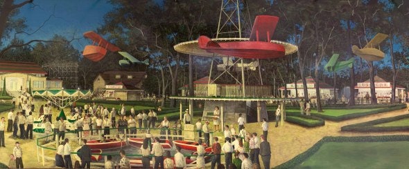 Evening at Rock Springs Park Print