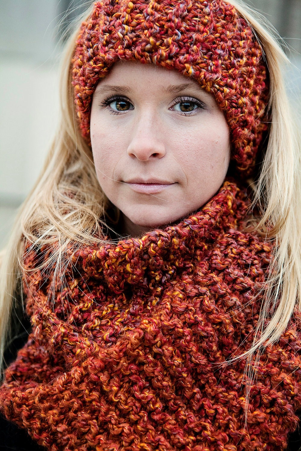 PDF Quick and Easy Infinity Scarf KNITTING Pattern
