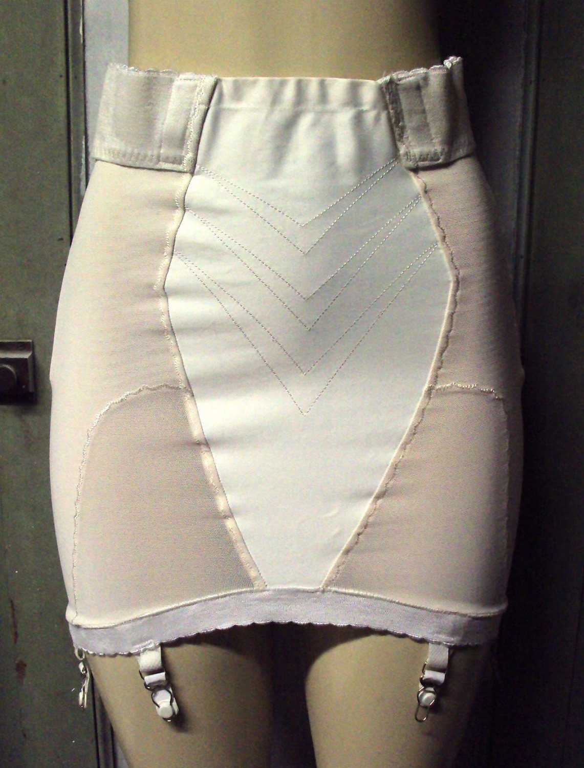 Items Similar To Vintage Playtex Pink Open Bottom Girdle Garter Belt High Waist Girdle On Etsy