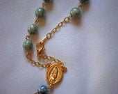 Marbel Rosary Bracelet