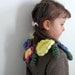 Princess Crochet Flower Collar, Neckwarmer, Flower Scarf - Baby, Toddlers, Child