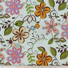 Happy All Over Floral 1 Yard