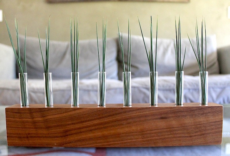 Modern Wood  Bud Vase - Reclaimed/Salvaged