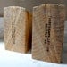 Organic Bookends - Locally Salvaged Eco Maple Bookends