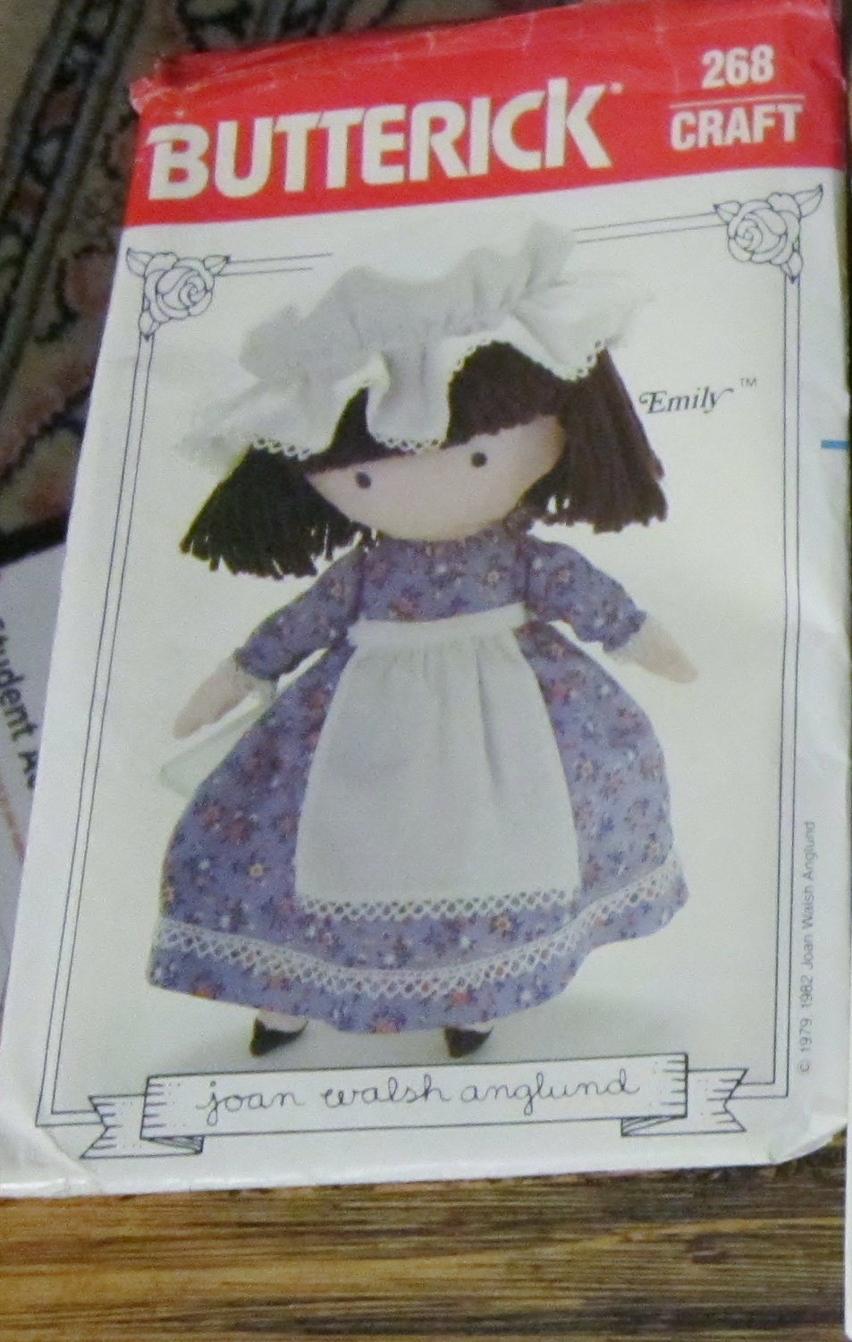 Butterick Craft Patterns 267 268 & 297 Joan Walsh Anglund