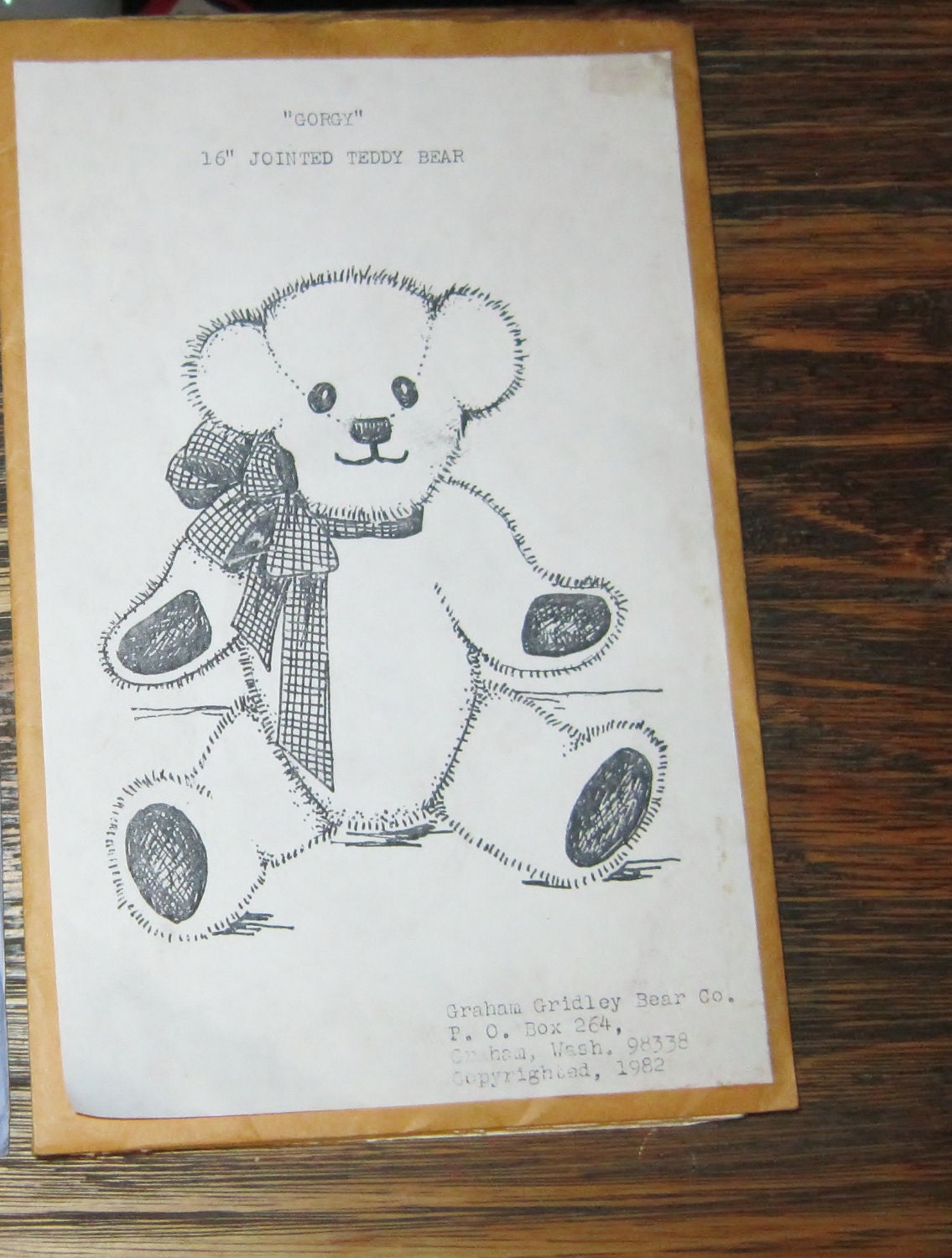 Vintage Doll Craft Patterns, 2 Teddy Bears & 1 Doll