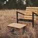 East Polk Lounger, handcrafted, rustic modern, chair
