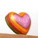 Recycled Skateboard Heart Shaped Pendant