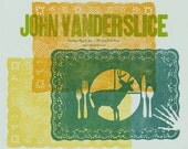 John Vanderslice Letterpress Poster