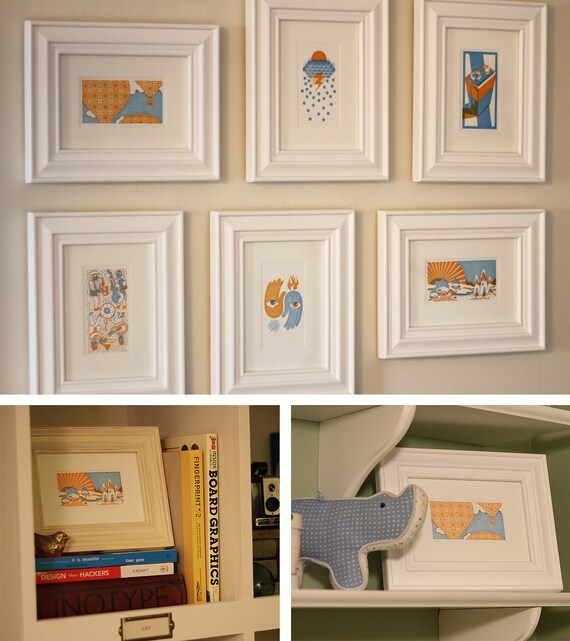 6 Greeting Cards/Matted Art - Card to Art - Series 1: Hot & Cold