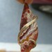 Mexican Crazy Lace Silver Wrapped Pendant