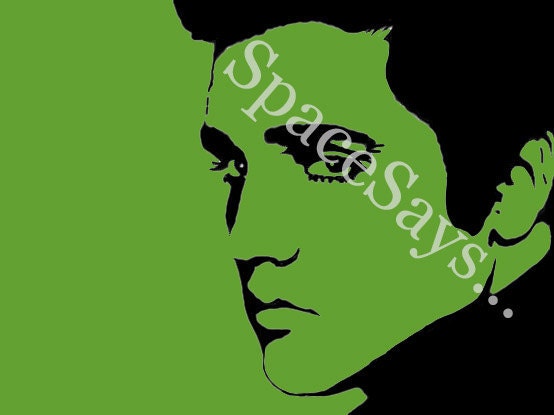 Elvis Presley Hand Painted Pop Portrait on 8x10 Canvas