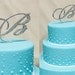 Cake Topper Letter "B" with Rhinetone or Ornament