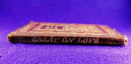 Rare Book Bonded Leather Miniature Sesame Booklets Essay On Love Emerson Publisher G.G. Harrop & Co. 1923
