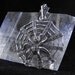 Vintage Sterling Necklace Spider and Web Marcasite Details