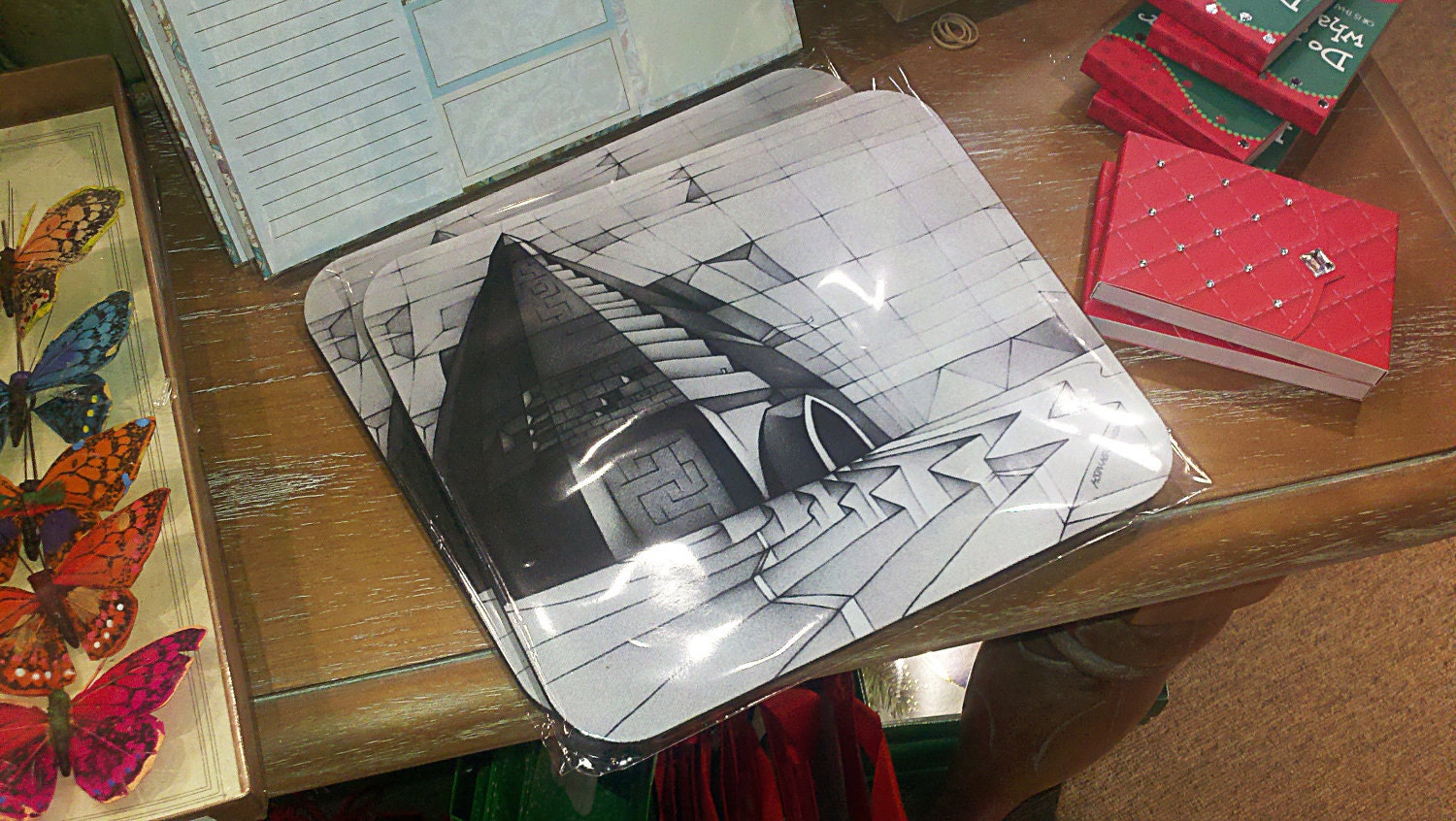 Artistic Mousepad: from original pencil drawing artwork