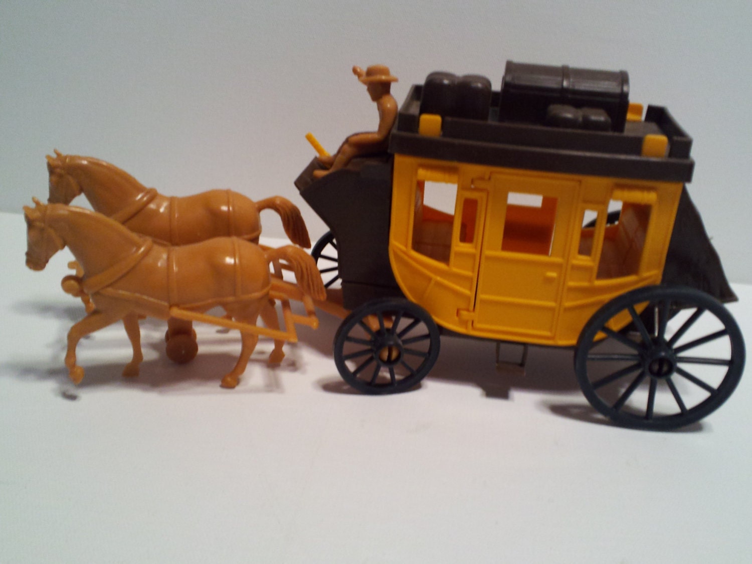 Vintage Toy Processed Plastic Western Cowboy Horse by ThePigsMeow