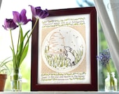 Pleasant Words - 100% Cotton Embroidery Pattern
