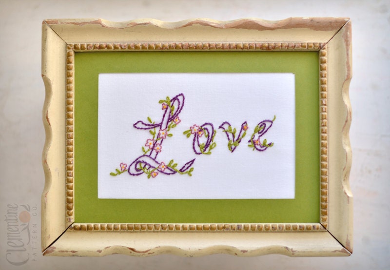Love - Fruit of the Spirit Series - Embroidery Pattern PDF