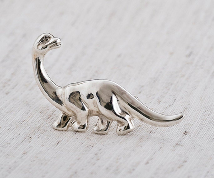 Diplodo Sterling Silver Brooch // Naive // by Noga Berman // For him // For her // Unisex