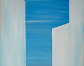 New York Sky II - acrylic painting