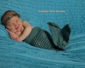 Crochet Mermaid Tail.  Photography Prop