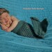 Crochet Mermaid Tail.  Photography Prop