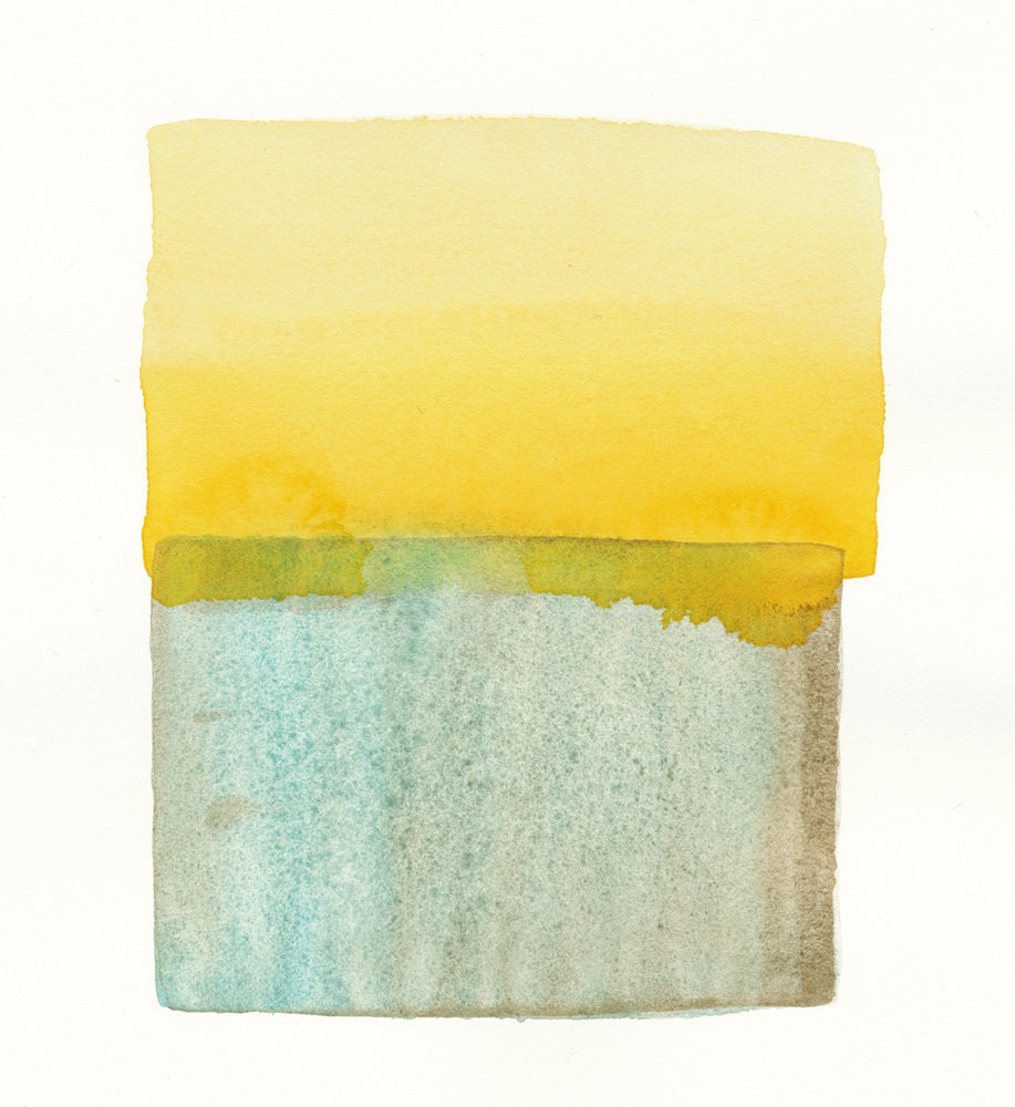 small original watercolor color form 9