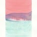 small original watercolor icy color form