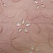 r s e r v e d // 1930s Pale Dusty Pink Floral Eyelet Cutwork Fabric - 1/2 yd