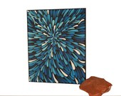 Abstract Painting, Blue, 16 x 20